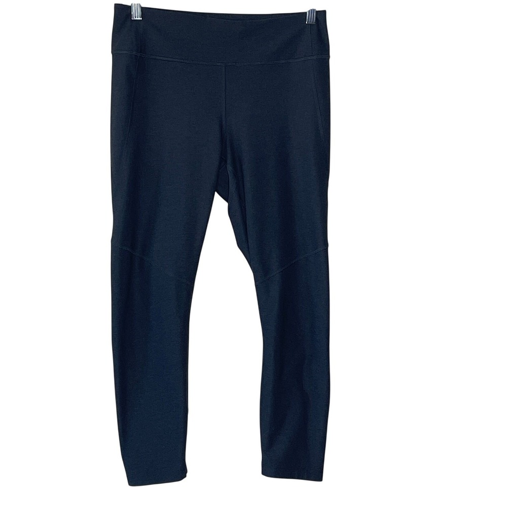 OUTDOOR VOICES  Gray Textured Compression‎ 7/8 Warm Up Leggings Size L